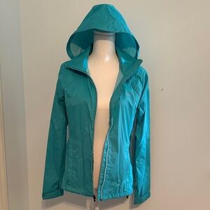 Women's Teal Lightweight Raincoat